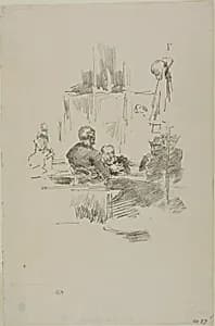 Late Picquet by James McNeill Whistler