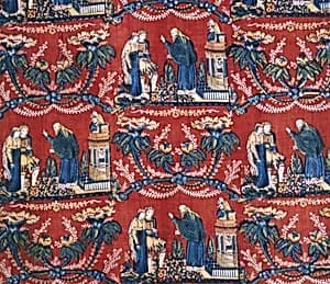 Le Mariage (Furnishing Fabric) by Jean Baptiste Mallet