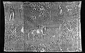 Le Troubadour (Furnishing Fabric) by Unknown