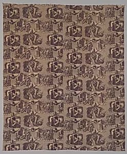 “Les Arts” Furnishing Fabric by Hippolyte Lebas