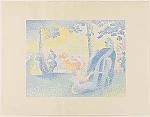 Les Champs Élysées by Henri Edmond Cross
