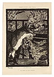Les Chats by Édouard Manet