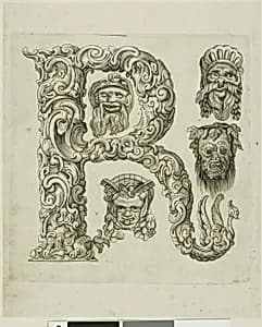 Letter R by Peter Aubry