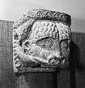Lintel Support with Lion by Spanish