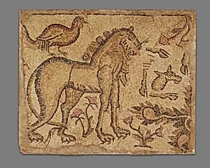 Lion and Bird with Other Animal Parts by Ancient Roman