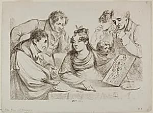 Lithography Lesson by Dominique-Vivant Denon