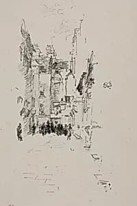Little Court, Cloth Fair by James McNeill Whistler
