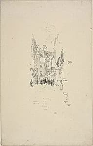 Little Court, Cloth Fair by James McNeill Whistler