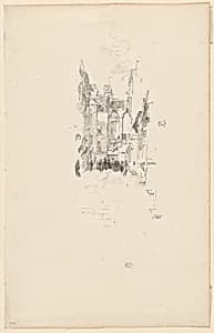 Little Court, Cloth Fair by James McNeill Whistler