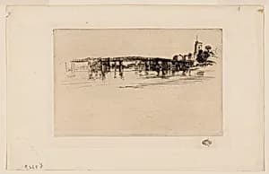 Little Putney Bridge by James McNeill Whistler