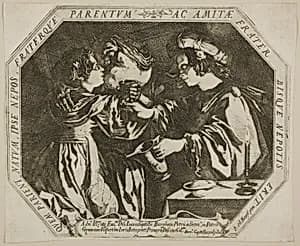 Lot and His Daughters by Bernardino Capitelli