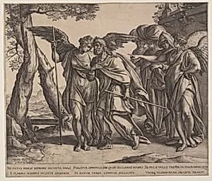 Lot and His Daughters by Hendrick Goltzius