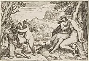 Love Conquers All by Agostino Carracci