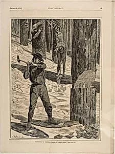 Lumbering in Winter by Winslow Homer