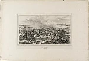 Lutzen, May 2, 1813 by Denis Auguste Marie Raffet