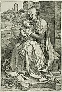 Madonna by the Wall by Albrecht Dürer