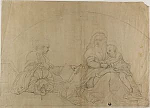 Madonna del Sacco by Andrea del Sarto