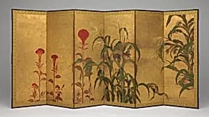 Maize and Cockscombs by Unknown