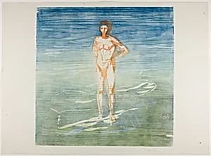 Man Bathing by Edvard Munch