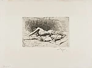 Man Rolling by Mariano Fortuny y Marsal