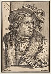 Man with Plumed Hat by Christoffel van Sichem, I