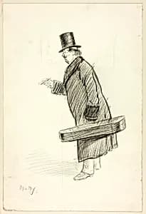 Man with Violin Case