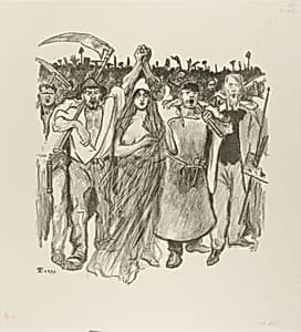March 18 by Théophile-Alexandre Pierre Steinlen