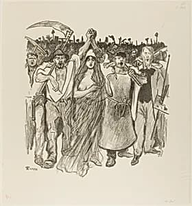 March 18 by Théophile-Alexandre Pierre Steinlen