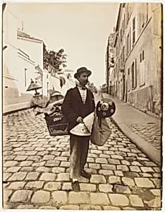 Marchand abat-jours by Jean-Eugène-Auguste Atget