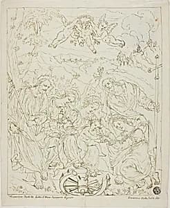 Marriage of Saint Catherine by Domenico dalla Rosa