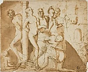 Martyrdom of Two Saints by Unknown artist