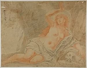 Mary Magdalene by Claude Mellan