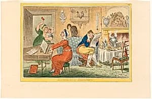 Matrimonial Harmonics (Recto) by James Gillray