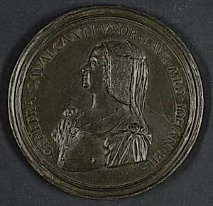 Medal Depicting Ginevra Cavalcanti