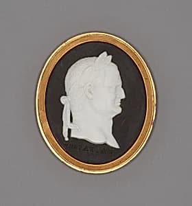 Medallion with Vespasian by Wedgwood Manufactory