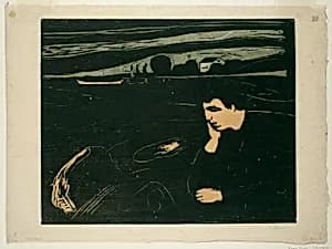 Melancholy III by Edvard Munch