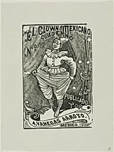 Mexican Clown, no 6 by José Guadalupe Posada