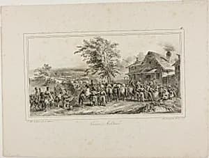 Military Convoy by Denis Auguste Marie Raffet