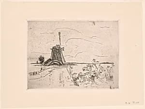 Mill in Holland by John Henry Twachtman