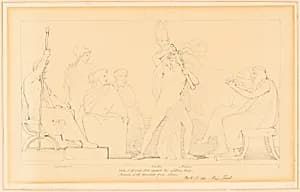 Minerva and Achilles by John Flaxman
