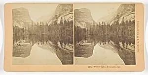 Mirror Lake, Yosemite, California by Benjamin West Kilburn