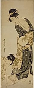 Mother and Child by Kitagawa Utamaro