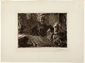 Mr. and Mrs. Fürstenberg by Anders Zorn