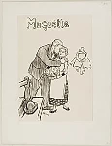 Muguette by Théophile-Alexandre Pierre Steinlen