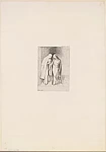 Mystical Conversation by Odilon Redon