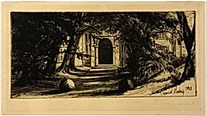 Mytton Hall by Francis Seymour Haden