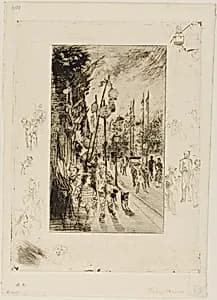 National Holiday by Félix Hilaire Buhot