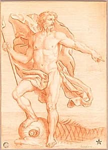 Neptune by Follower of Charles Le Brun