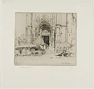 Neufchatel en Bray by Charles John Watson