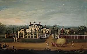 New England Country Seat by Artist unknown